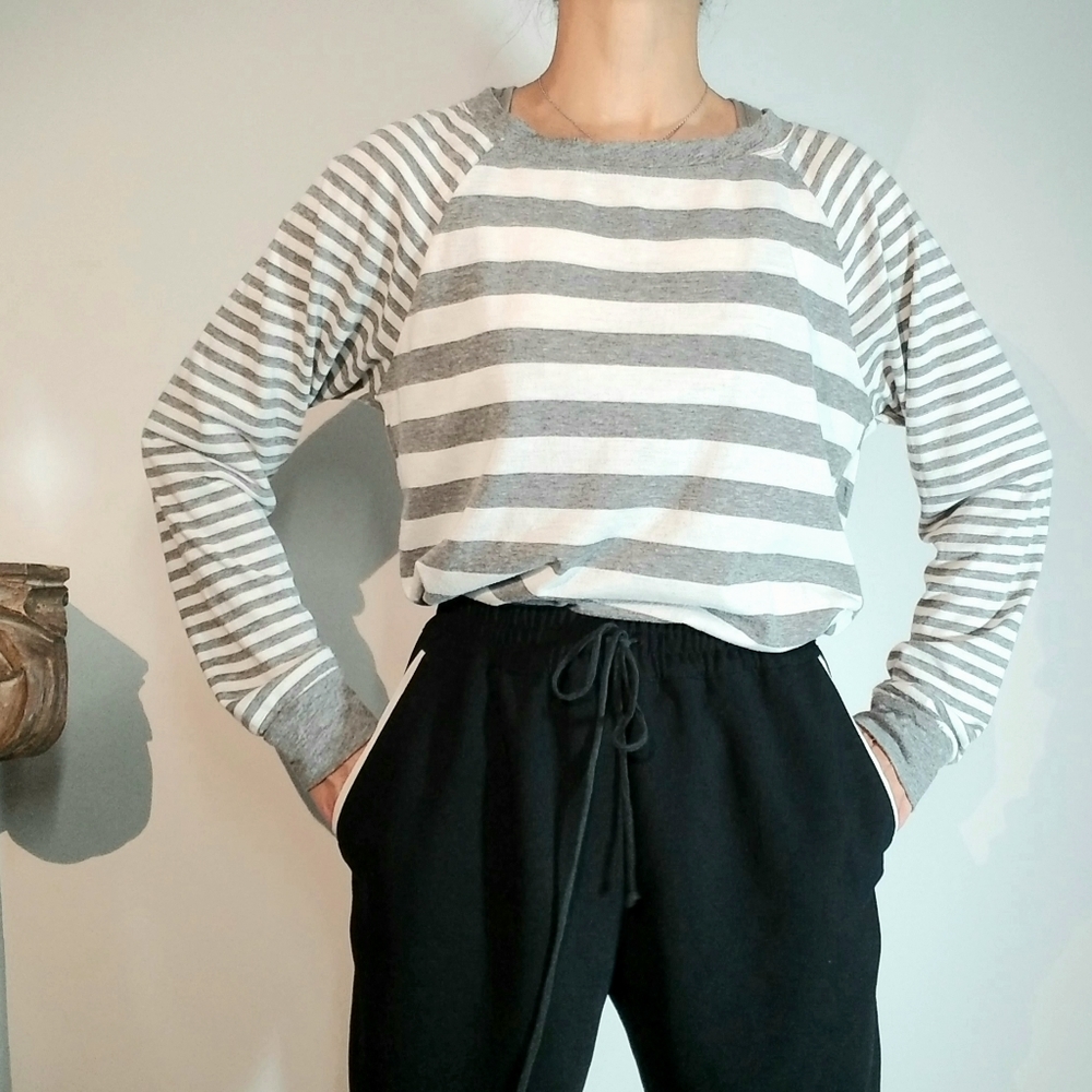 GUC Top F21 | Twenty-One | Long Sleeve LS Tee Stripe